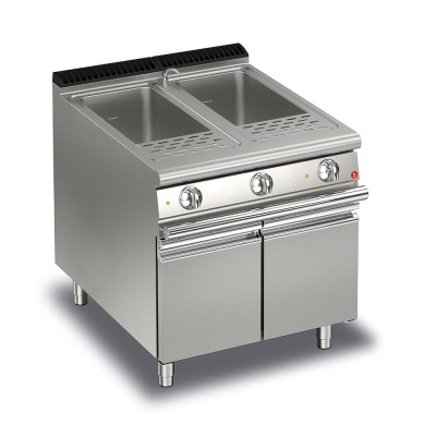 BARON - Cuiseur à pâtes monobloc - Electrique - Capacité: 2 x 26 L - Matériel Professionnel