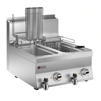 BARON - Friteuse électrique professionnelle - 2 cuves