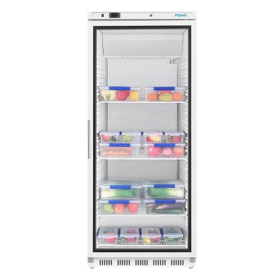 POLAR - Vitrine réfrigérée positive porte vitrée Série C 600L 