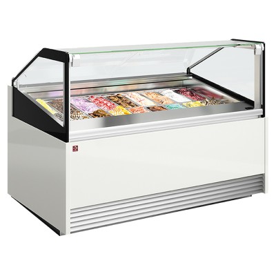 DIAMOND - Comptoir à crème glacée OTTAWA 24 bacs inox (360x165)