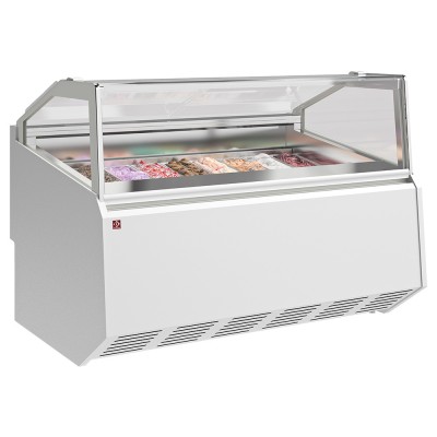 DIAMOND - Comptoir à crème glacée QUEBEC 12 bacs inox (360x165)