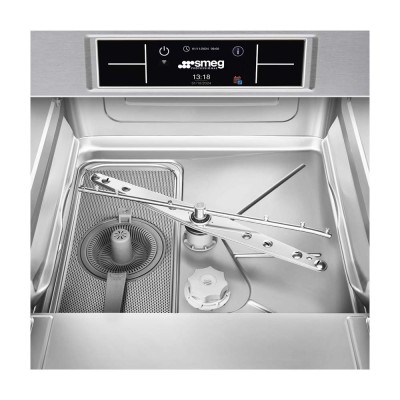 SMEG - Lave-verres sous-plan Pura 500x500 mm pompe de vidange adoucisseur