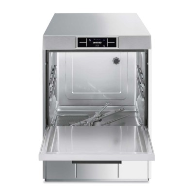SMEG - Lave-vaisselle frontal double panier Pura 500 x 500 mm pompe de vidange