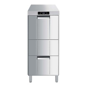 SMEG - Lave-vaisselle frontal rehaussé Pura 500 x 500 mm pompe de vidange
