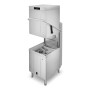 SMEG - Lave-vaisselle à capot Pura 500 x 500 mm commandes électroniques récupération vapeur