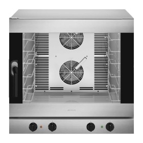 SMEG - Four à convection 6 niveaux 600 x 400 mm électromécanique ferrage à droite