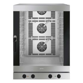 SMEG - Four à convection 10 niveaux 600 x 400 mm électromécanique ferrage à droite