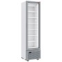 DIAMOND - Vitrine ventilée négative vitrée 221 litres - 7 niveaux fixes - BLANCHE