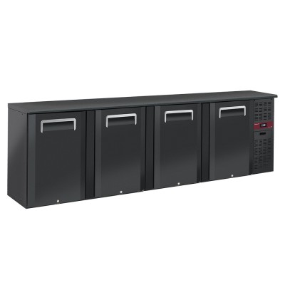 DIAMOND - Refroidisseur de bouteilles 4 portes, 620 litres, pieds réglables 