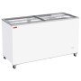 DIAMOND - Conservateur bahut, 503 litres, couvercles coulissants sur roulettes