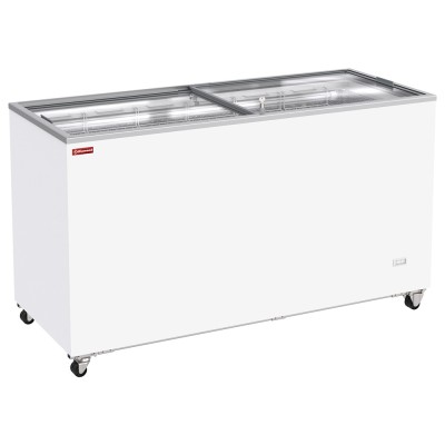 DIAMOND - Conservateur bahut, 503 litres, couvercles coulissants sur roulettes