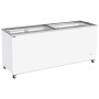 DIAMOND - Conservateur bahut, 672 litres, couvercles coulissants sur roulettes