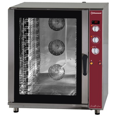 DIAMOND - Four à convection électrique, 11x EN (GN), humidificateur automatique