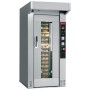 DIAMOND - Four gaz pour boulangerie et pâtisserie, rotatif, 15 ou 18 Niv.(600x800 mm), L. 1330 mm