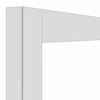 DIAMOND - Déco vitrine 216 L Blanc mat