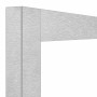 DIAMOND - Déco jonction 2x 216 L Acier satiné 