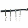 DIAMOND - Kit charcuterie barre inox et 4 crochets (complémentaire)