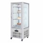 POLAR - Vitrine à pâtisserie 4 faces vitrées, capacité 400 L