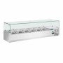 POLAR - Vitrine réfrigérée à ingrédients 5 GN 1/3 et 1 GN 1/2 Série G 