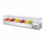 POLAR - Saladette réfrigérée capacité 8 GN 1/4 parois en verre