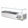 POLAR - Saladette réfrigérée capacité 5 GN 1/4, parois en verre
