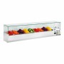 POLAR - Saladette réfrigérée capacité 9 GN 1/3 parois en verre