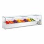 POLAR - Saladette réfrigérée capacité 8 GN 1/3 parois en verre