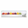 POLAR - Saladette réfrigérée capacité 8 GN 1/3 parois en verre