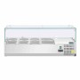 POLAR - Saladette réfrigérée capacité 3 GN 1/3 & 1 GN 1/2 parois en verre
