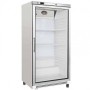 FURNOTEL - Déclassé - Armoire froide laquée blanche 600 L 1 porte vitrée GN 2/1