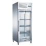 FURNOTEL - Déclassé - Armoire inox positive avec évaporateur ventilé 1 porte vitrée 700 L