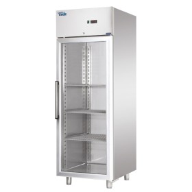 SOFRACOLD - Déclassé - Armoire vitrée GN 2/1 inox positive - 549 L