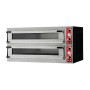 GASTRO M - Four à pizza Milan 2 avec 2 chambres 3 pizzas Ø 35 cm