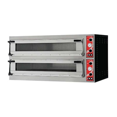 GASTRO M - Four à pizza Milan 2 avec 2 chambres 3 pizzas Ø 35 cm