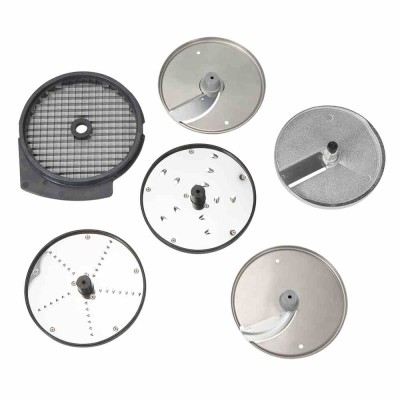 DITO SAMA - Kit 6 diques de coupe - diam. 175 mm - (trancheur 2&5&10 mm, râpeur 3&7 mm, grille 10x10 mm)