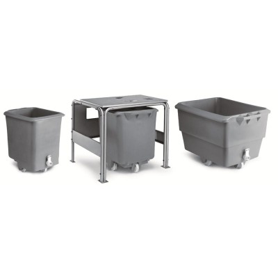 SCOTSMAN - Châssis support inox avec chariot à glace isotherme, capacité 300 kg