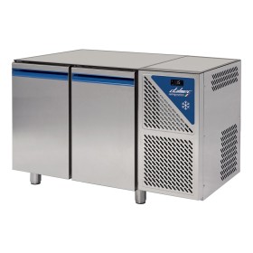 DALMEC - Déclassé - Table réfrigérée négative sans dessus -18/-22°C - 396 L - 2 portes pleines - Avec groupe logé
