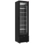 DIAMOND - Déclassé - Vitrine ventilée négative vitrée 221 litres - 7 niveaux fixes - NOIRE
