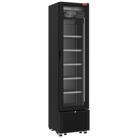 DIAMOND - Déclassé - Vitrine ventilée positive 221 litres NOIRE