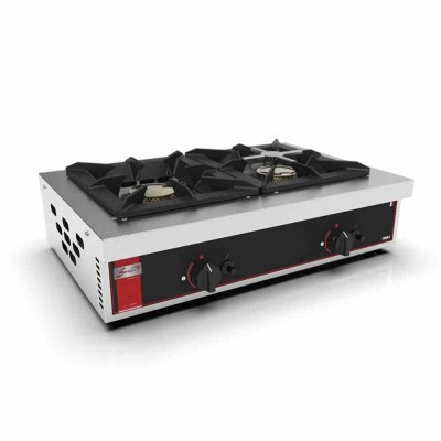 SOFRACA - Réchaud gaz - 2 feux - (2x) 7 kW