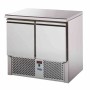 SOFRACOLD - Mini table réfrigérée inox GN 1/1 - Positive - 2 portes