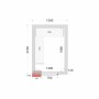 TEFCOLD - Kit rayonnage pour chambre froide CRNF1521