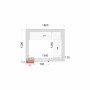 TEFCOLD - Kit rayonnage pour chambre froide CRNF1815