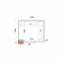 TEFCOLD - Kit rayonnage pour chambre froide CRPF1815