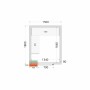 TEFCOLD - Kit rayonnage pour chambre froide CRPF1518