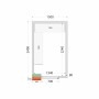 TEFCOLD - Kit rayonnage pour chambre froide CRPF1524