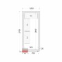 TEFCOLD - Kit rayonnage pour chambre froide CRNF1227
