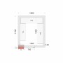 TEFCOLD - Kit rayonnage pour chambre froide CRNF1821