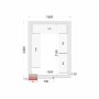 TEFCOLD - Kit rayonnage pour chambre froide CRNF1824