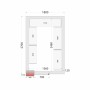 TEFCOLD - Kit rayonnage pour chambre froide CRNF1827